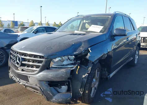 2014 Mercedes-Benz Ml 350 from USA, damaged, VIN 4JGDA5JB3EA295460
